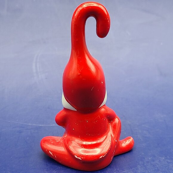 Vintage MCM Japan Christmas Elf Pixie Gnome Santa Hanger Gold Star Kitsch - Picture 3 of 11